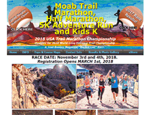 Tablet Screenshot of moabtrailmarathon.com